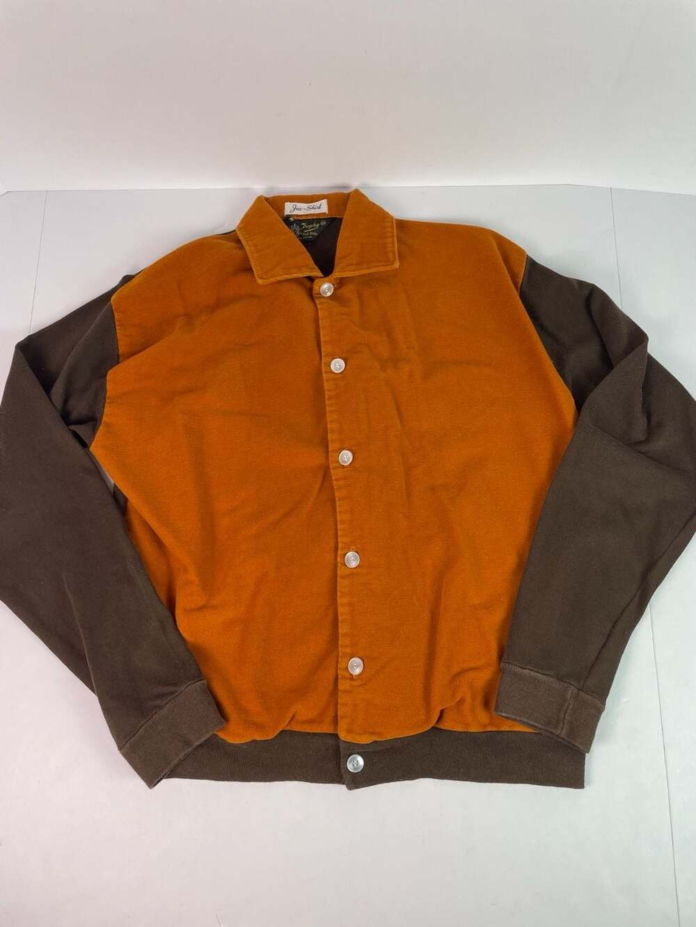 Vintage Trophy by Rob Roy Cotton Jac-Shirt Multi-Purpose Colorblock Jacket Sz S